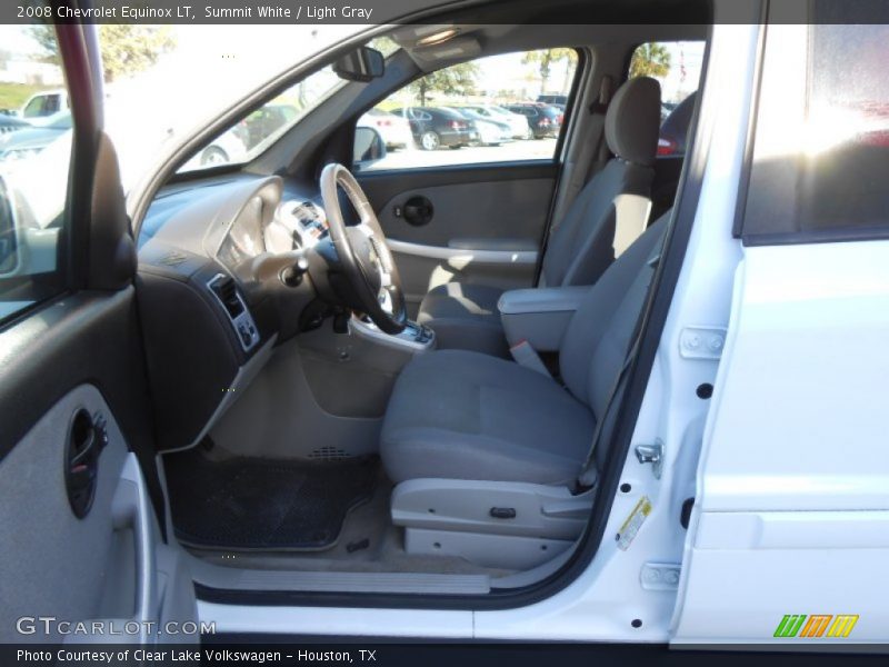 Summit White / Light Gray 2008 Chevrolet Equinox LT