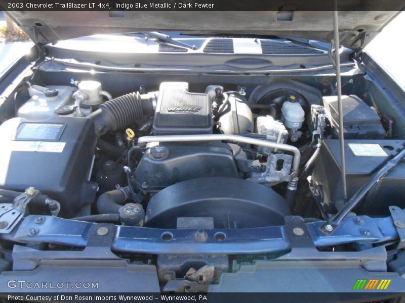 Indigo Blue Metallic / Dark Pewter 2003 Chevrolet TrailBlazer LT 4x4