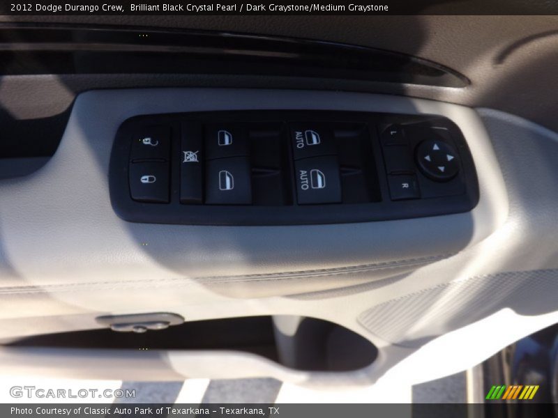 Brilliant Black Crystal Pearl / Dark Graystone/Medium Graystone 2012 Dodge Durango Crew