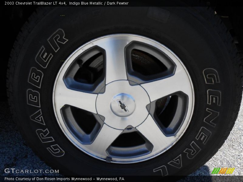 Indigo Blue Metallic / Dark Pewter 2003 Chevrolet TrailBlazer LT 4x4