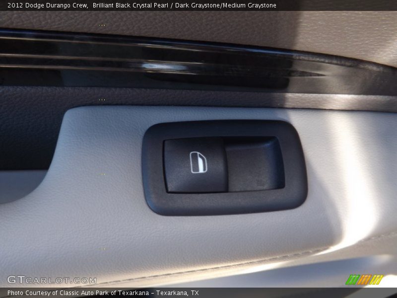 Brilliant Black Crystal Pearl / Dark Graystone/Medium Graystone 2012 Dodge Durango Crew