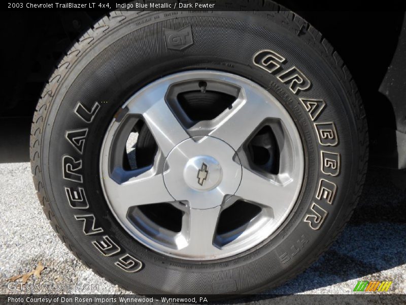 Indigo Blue Metallic / Dark Pewter 2003 Chevrolet TrailBlazer LT 4x4