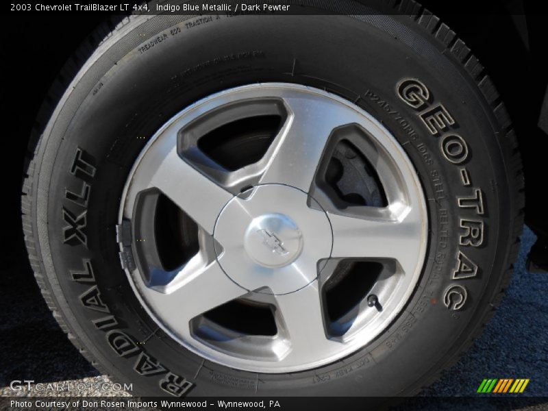 Indigo Blue Metallic / Dark Pewter 2003 Chevrolet TrailBlazer LT 4x4