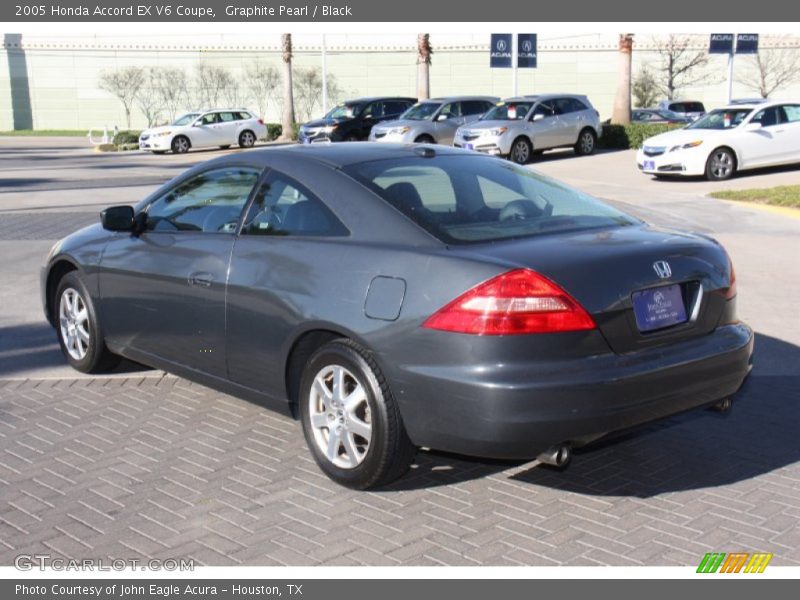 Graphite Pearl / Black 2005 Honda Accord EX V6 Coupe