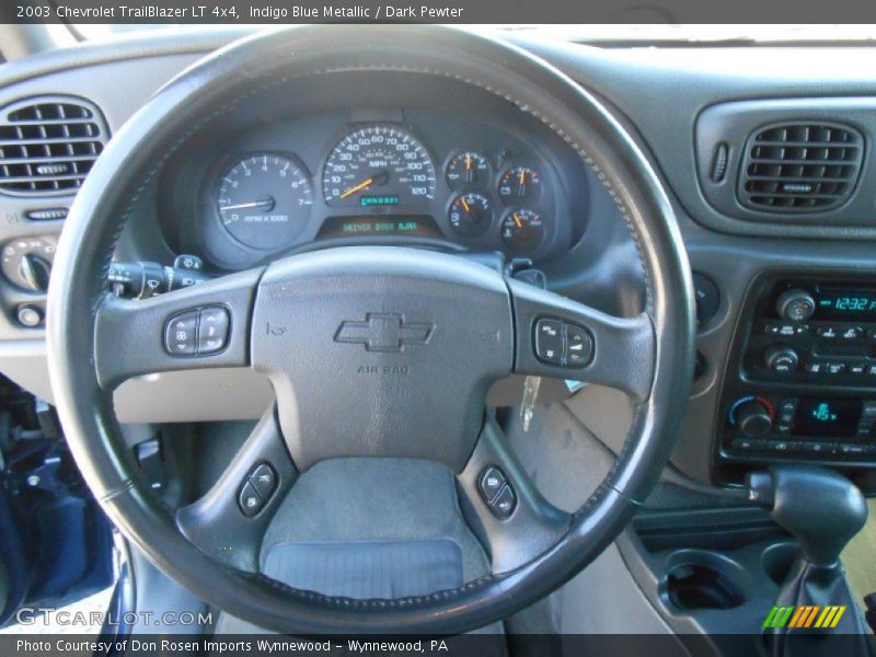 Indigo Blue Metallic / Dark Pewter 2003 Chevrolet TrailBlazer LT 4x4