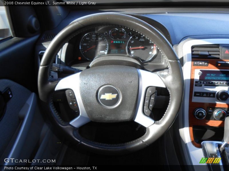 Summit White / Light Gray 2008 Chevrolet Equinox LT