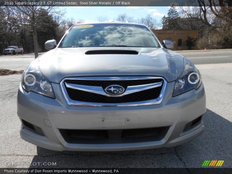 Steel Silver Metallic / Off Black 2010 Subaru Legacy 2.5 GT Limited Sedan