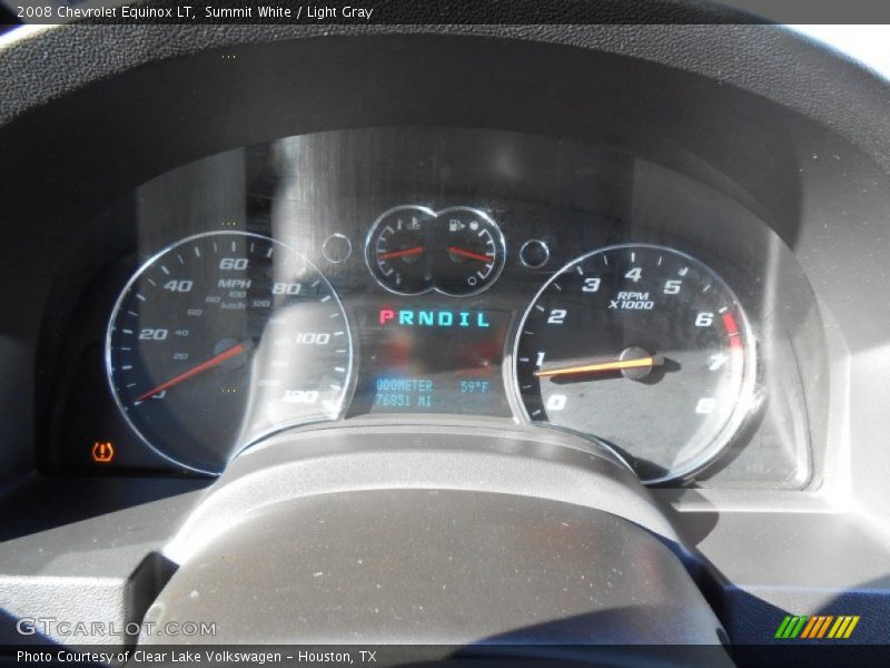 Summit White / Light Gray 2008 Chevrolet Equinox LT