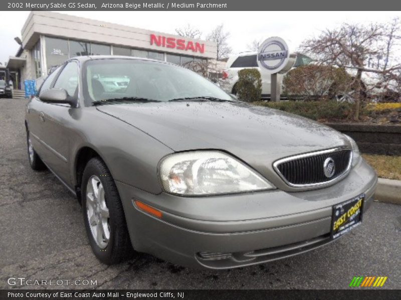 Arizona Beige Metallic / Medium Parchment 2002 Mercury Sable GS Sedan
