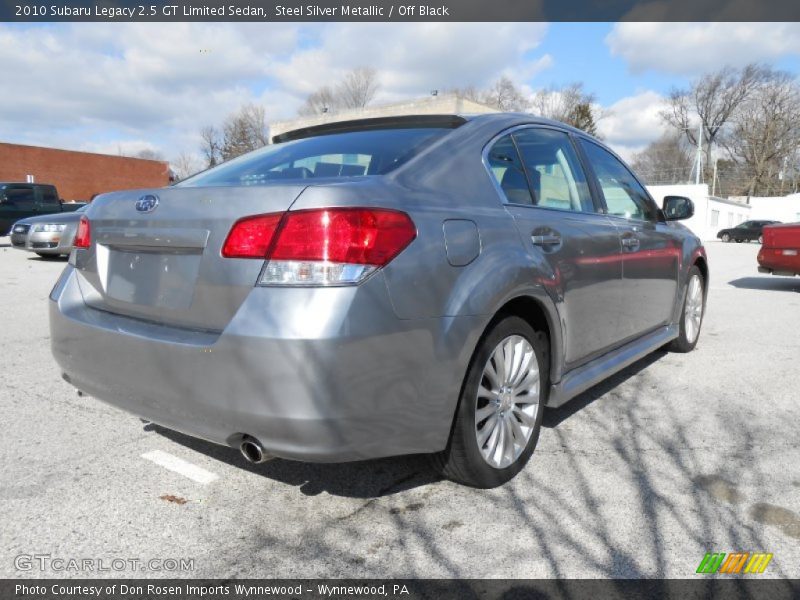 Steel Silver Metallic / Off Black 2010 Subaru Legacy 2.5 GT Limited Sedan