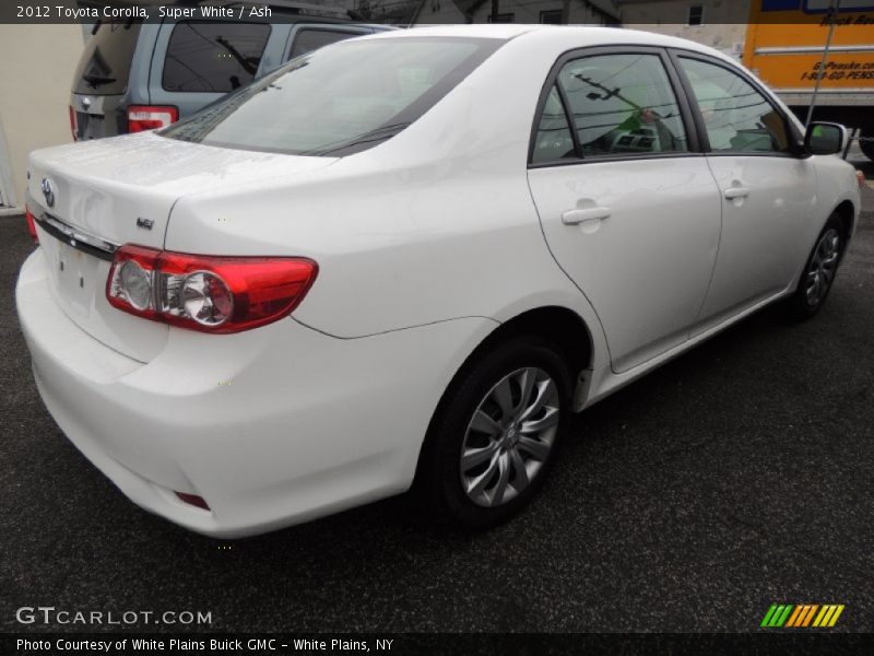 Super White / Ash 2012 Toyota Corolla