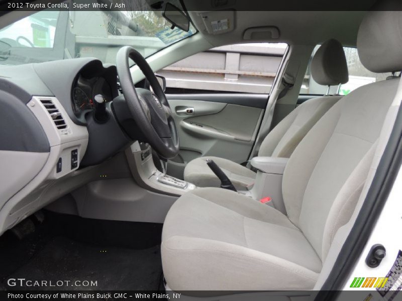 Super White / Ash 2012 Toyota Corolla
