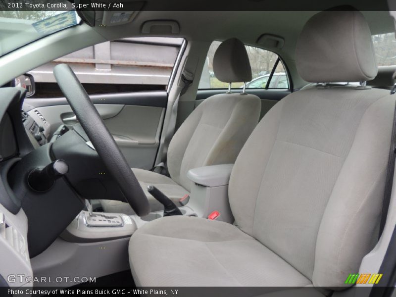 Super White / Ash 2012 Toyota Corolla