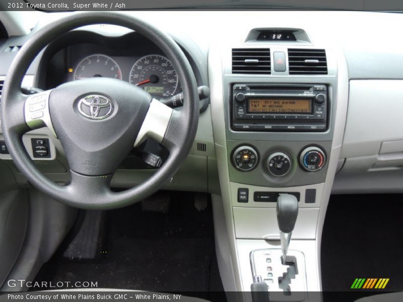 Super White / Ash 2012 Toyota Corolla