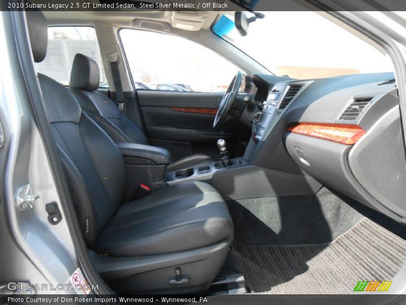 Steel Silver Metallic / Off Black 2010 Subaru Legacy 2.5 GT Limited Sedan