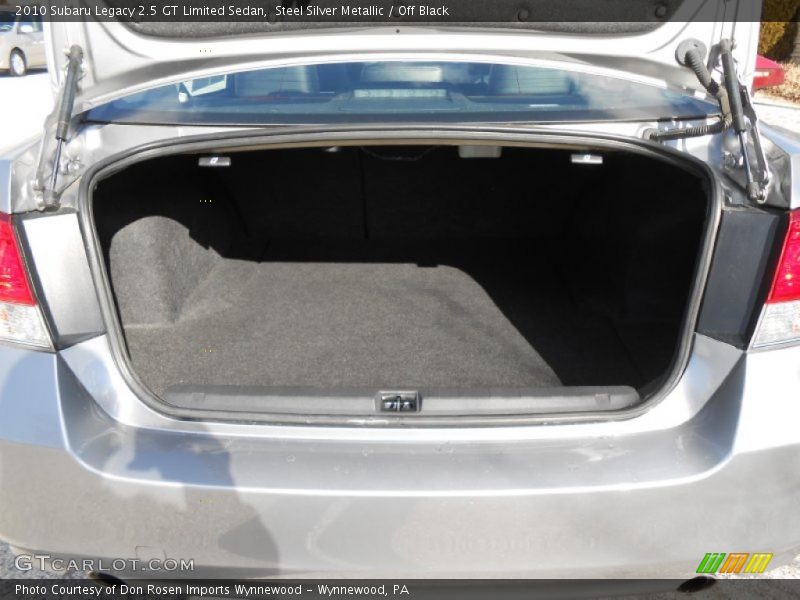  2010 Legacy 2.5 GT Limited Sedan Trunk