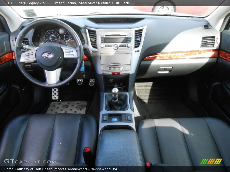 Dashboard of 2010 Legacy 2.5 GT Limited Sedan