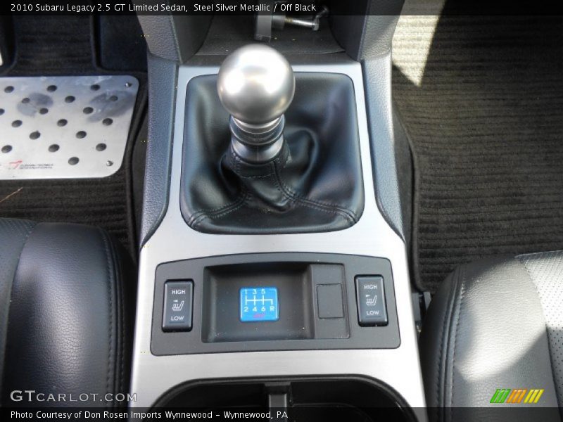  2010 Legacy 2.5 GT Limited Sedan 6 Speed Manual Shifter