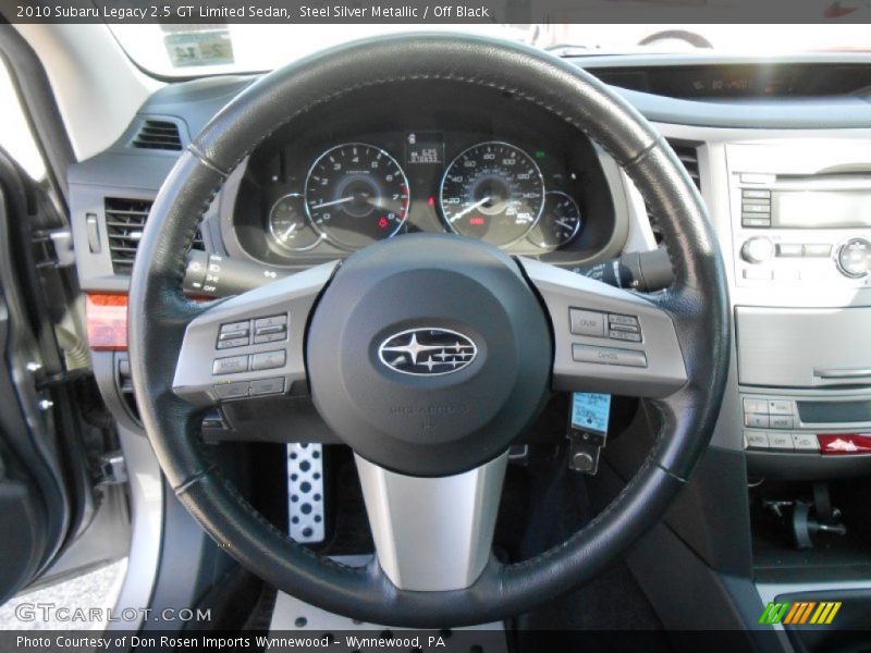  2010 Legacy 2.5 GT Limited Sedan Steering Wheel