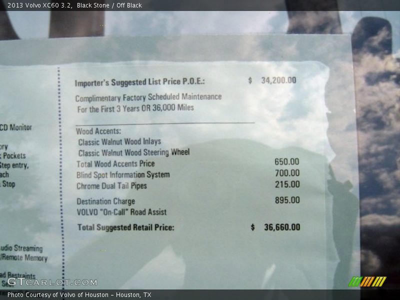 Black Stone / Off Black 2013 Volvo XC60 3.2