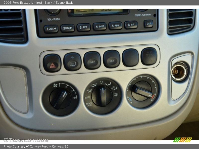Black / Ebony Black 2005 Ford Escape Limited