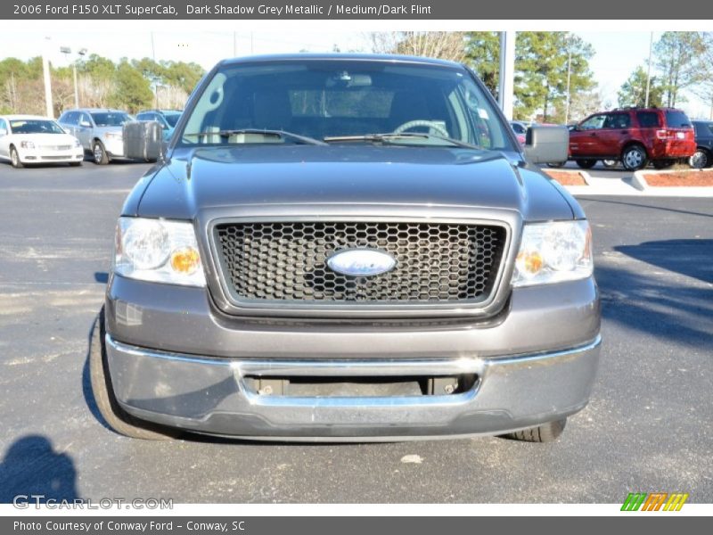 Dark Shadow Grey Metallic / Medium/Dark Flint 2006 Ford F150 XLT SuperCab
