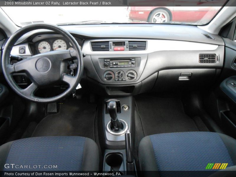 Labrador Black Pearl / Black 2003 Mitsubishi Lancer OZ Rally