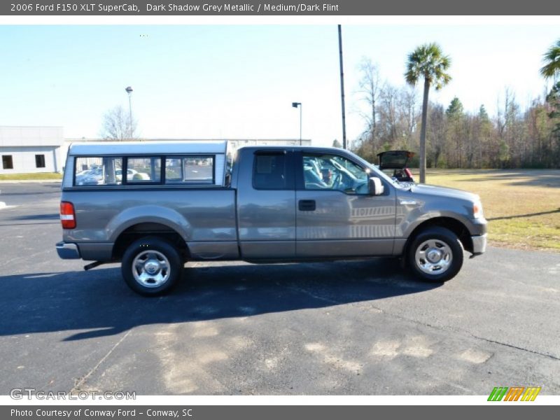 Dark Shadow Grey Metallic / Medium/Dark Flint 2006 Ford F150 XLT SuperCab