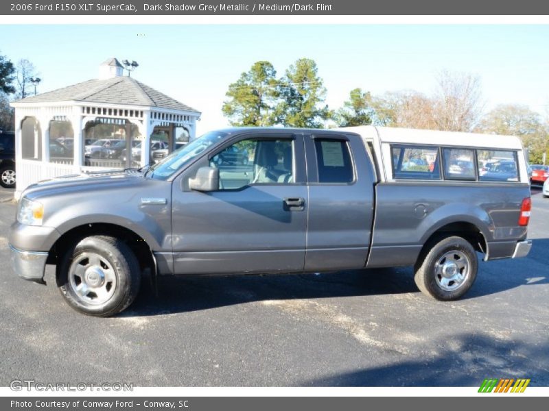 Dark Shadow Grey Metallic / Medium/Dark Flint 2006 Ford F150 XLT SuperCab