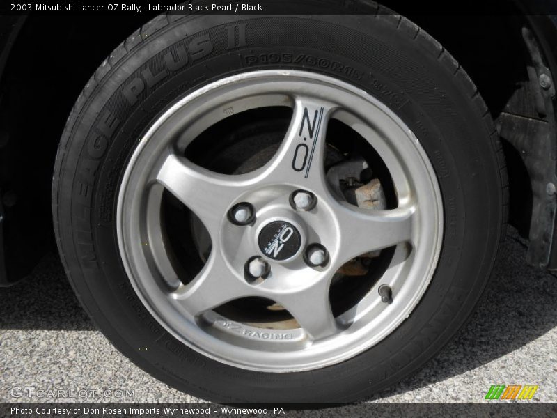 Labrador Black Pearl / Black 2003 Mitsubishi Lancer OZ Rally