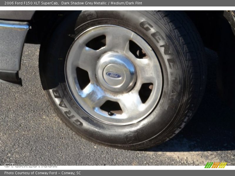 Dark Shadow Grey Metallic / Medium/Dark Flint 2006 Ford F150 XLT SuperCab