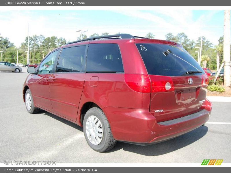 Salsa Red Pearl / Stone 2008 Toyota Sienna LE