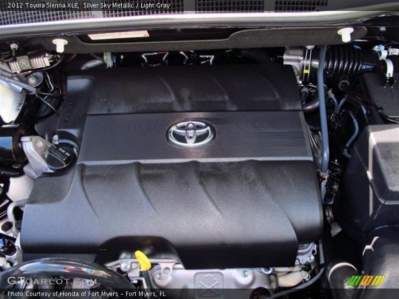 Silver Sky Metallic / Light Gray 2012 Toyota Sienna XLE