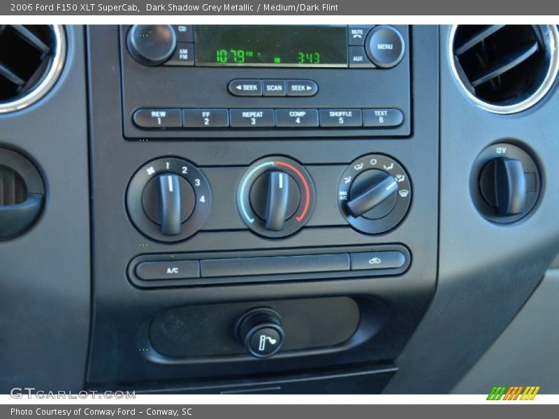 Dark Shadow Grey Metallic / Medium/Dark Flint 2006 Ford F150 XLT SuperCab