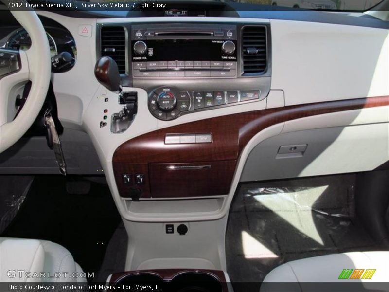 Silver Sky Metallic / Light Gray 2012 Toyota Sienna XLE