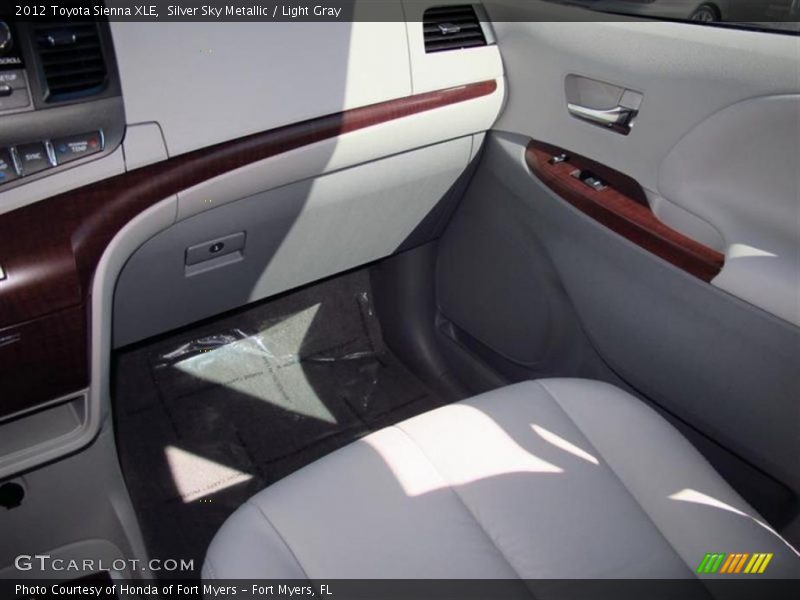 Silver Sky Metallic / Light Gray 2012 Toyota Sienna XLE
