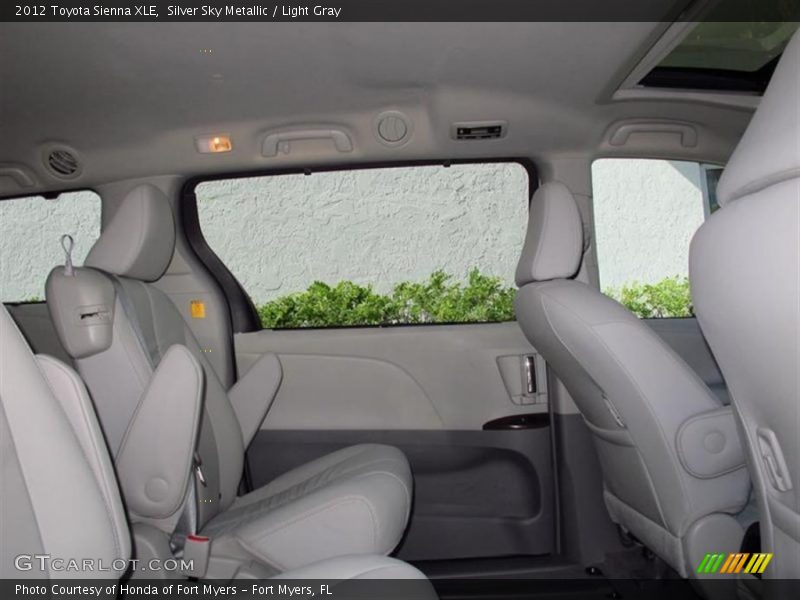 Silver Sky Metallic / Light Gray 2012 Toyota Sienna XLE