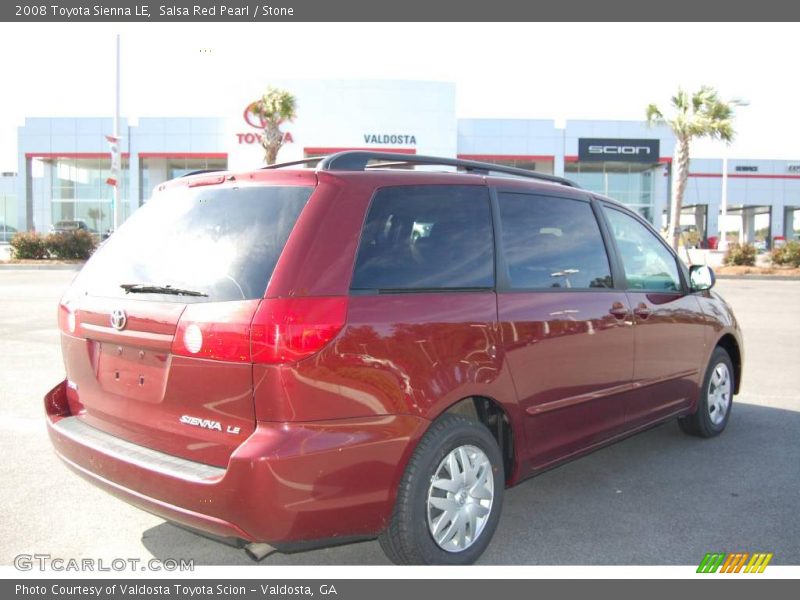 Salsa Red Pearl / Stone 2008 Toyota Sienna LE