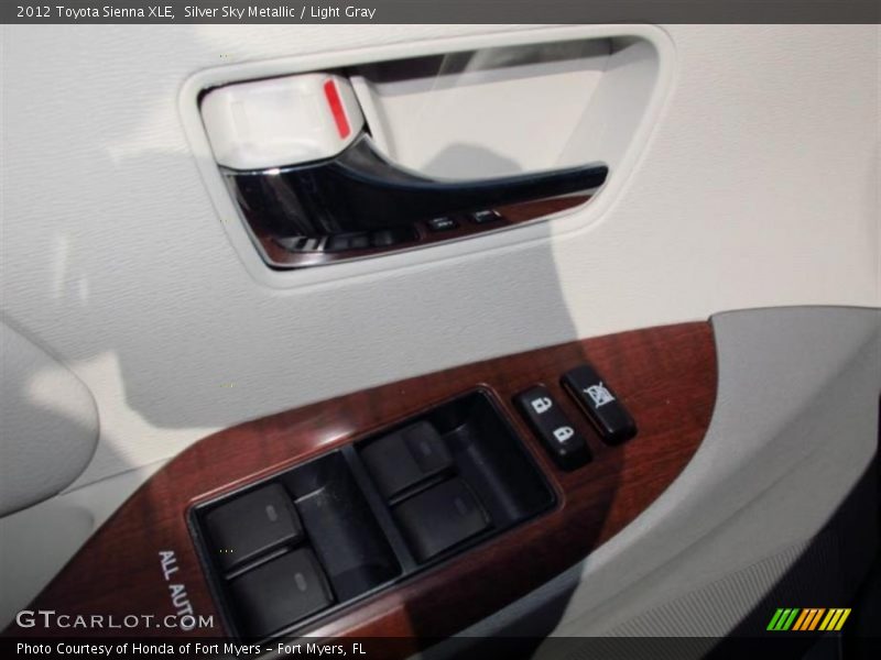 Silver Sky Metallic / Light Gray 2012 Toyota Sienna XLE