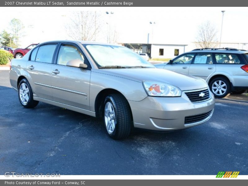 Sandstone Metallic / Cashmere Beige 2007 Chevrolet Malibu LT Sedan