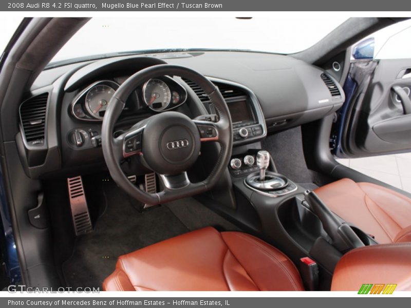  2008 R8 4.2 FSI quattro Tuscan Brown Interior