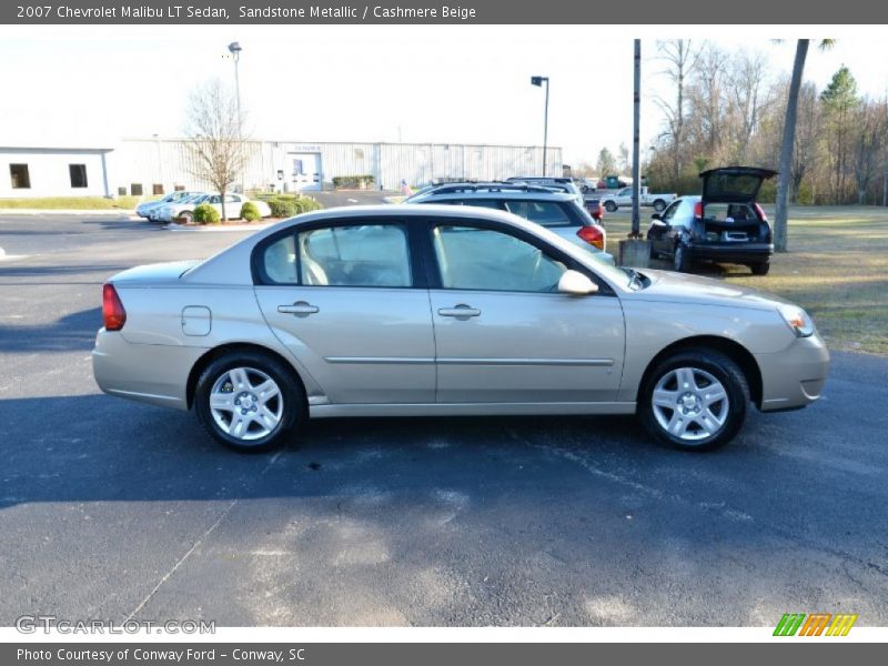 Sandstone Metallic / Cashmere Beige 2007 Chevrolet Malibu LT Sedan
