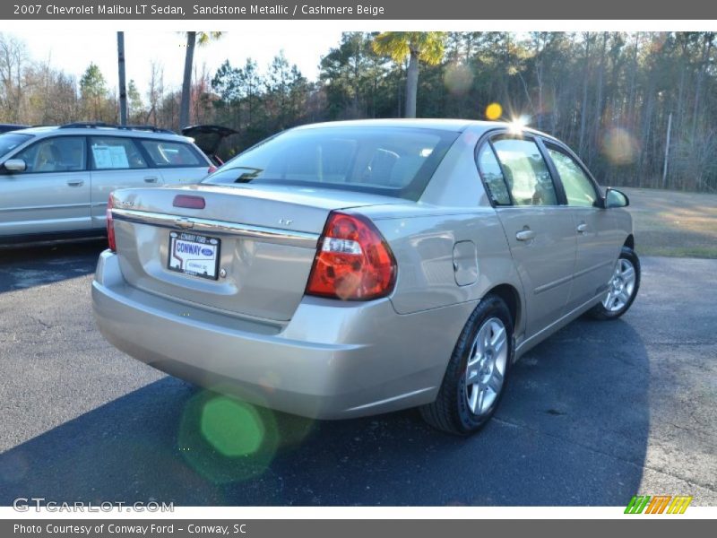 Sandstone Metallic / Cashmere Beige 2007 Chevrolet Malibu LT Sedan