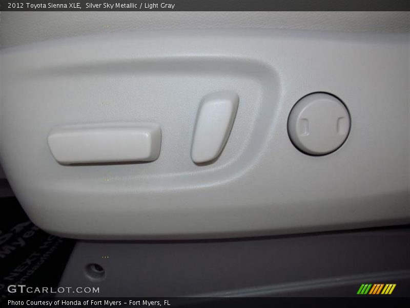 Silver Sky Metallic / Light Gray 2012 Toyota Sienna XLE