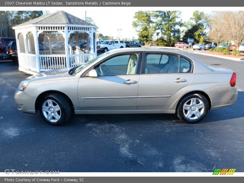 Sandstone Metallic / Cashmere Beige 2007 Chevrolet Malibu LT Sedan