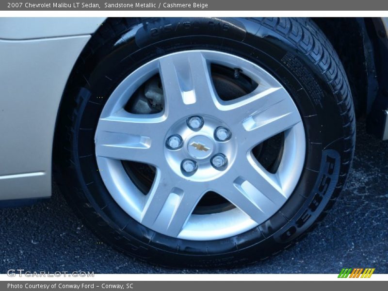 Sandstone Metallic / Cashmere Beige 2007 Chevrolet Malibu LT Sedan