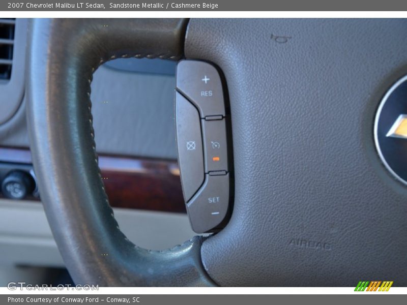 Sandstone Metallic / Cashmere Beige 2007 Chevrolet Malibu LT Sedan