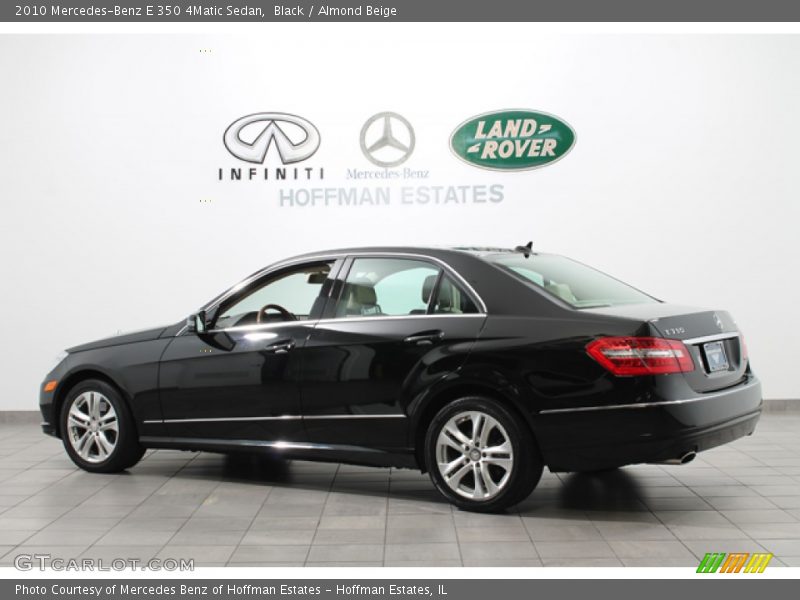 Black / Almond Beige 2010 Mercedes-Benz E 350 4Matic Sedan