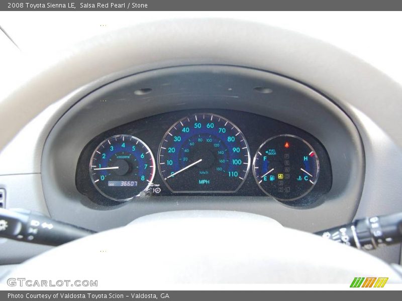 Salsa Red Pearl / Stone 2008 Toyota Sienna LE