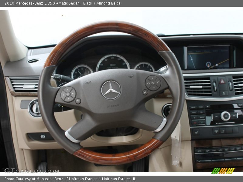 Black / Almond Beige 2010 Mercedes-Benz E 350 4Matic Sedan